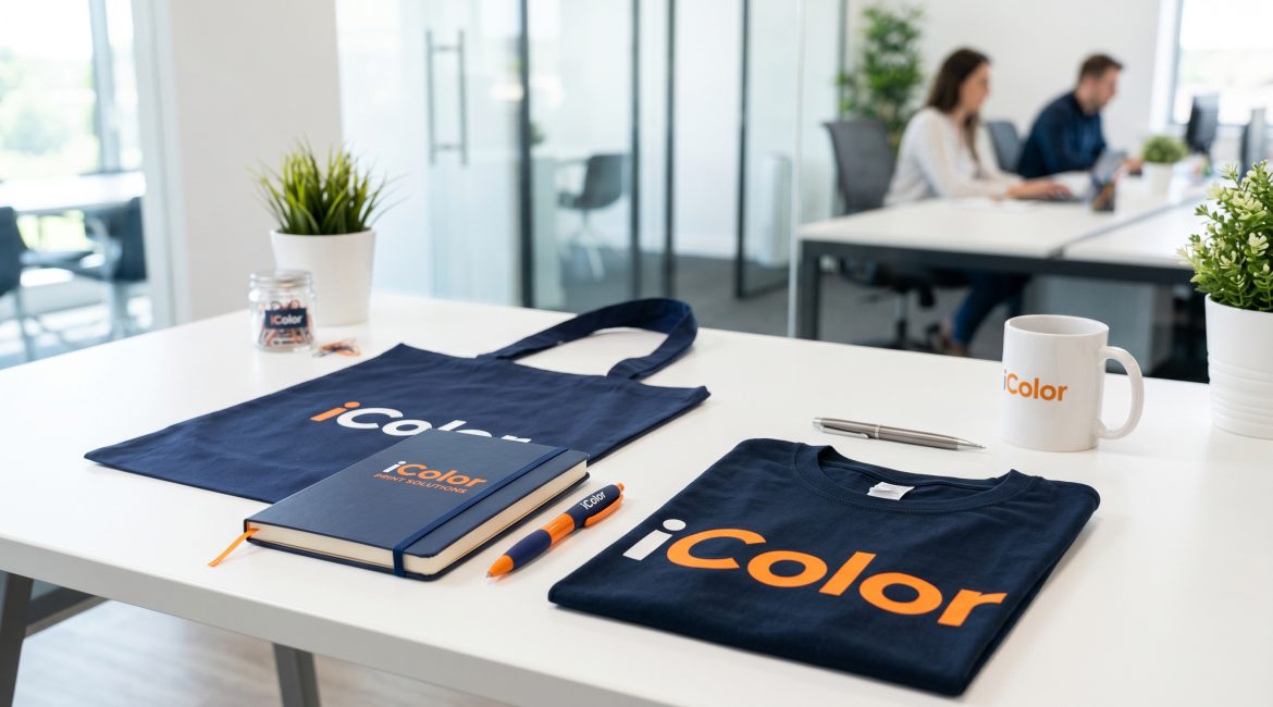 Imagen destacada para artículo Merchandising Corporativo Impreso de iColor