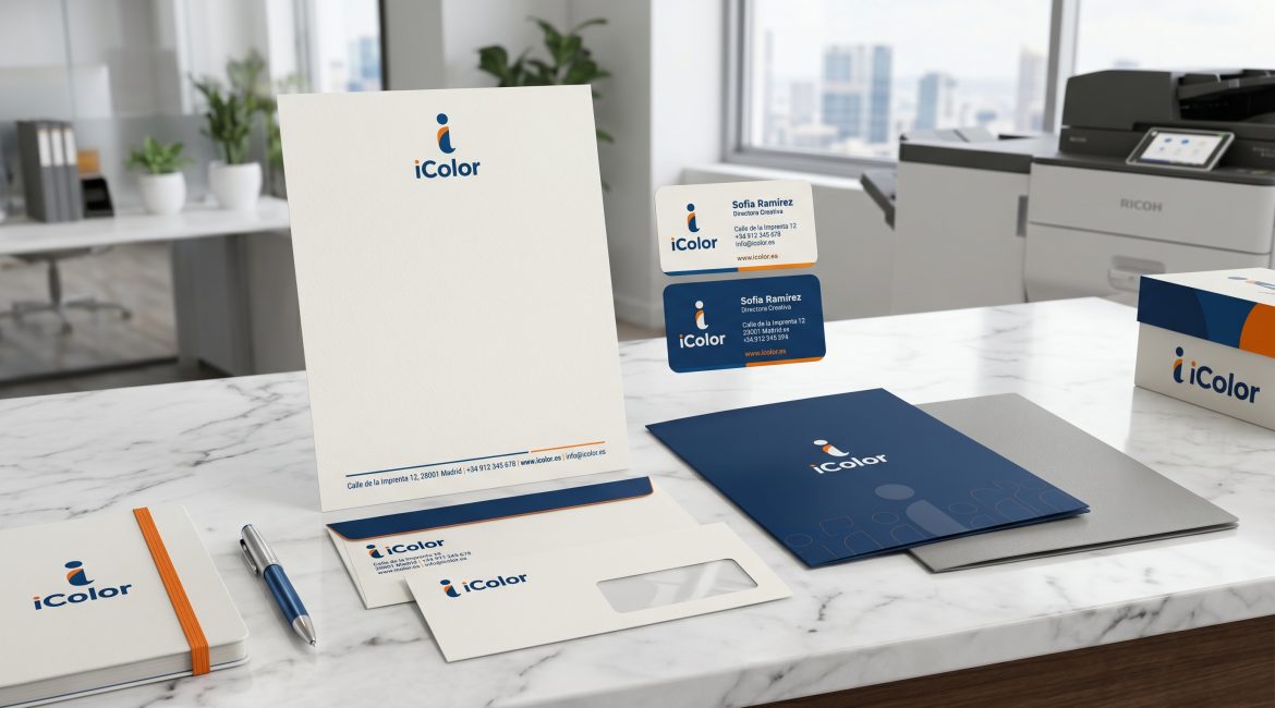 Papelería corporativa profesional - imagen destacada iColor