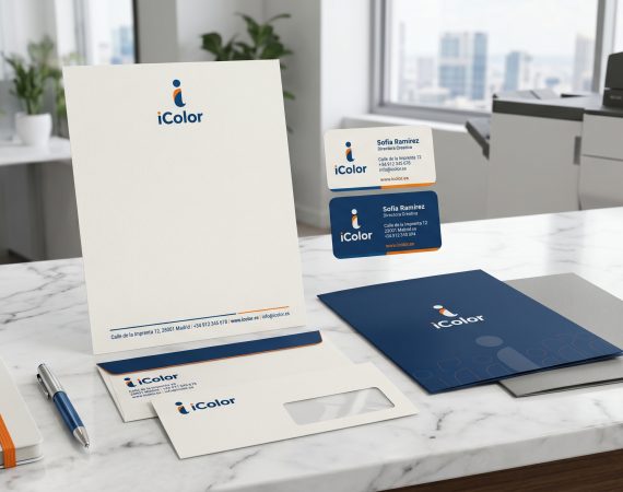 Papelería corporativa profesional - imagen destacada iColor